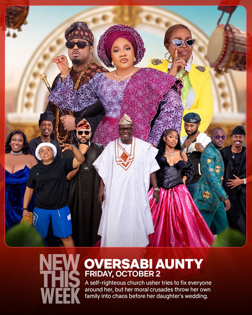 NetflixNaija's tweet photo. Who's ready for Oversabi Aunty? 🥳 https://t.co/pIz8gpxK2y