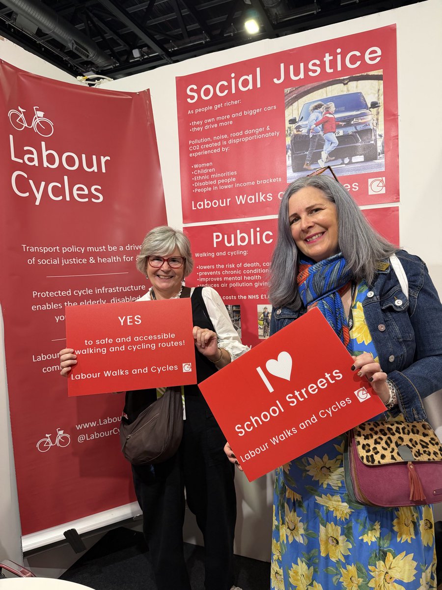 LabourCycles's tweet photo. A small selection of the hundreds of people who’ve come by our stall at conference today and signed up for more action on walking and cycling. https://t.co/wv5WRbnkQI
