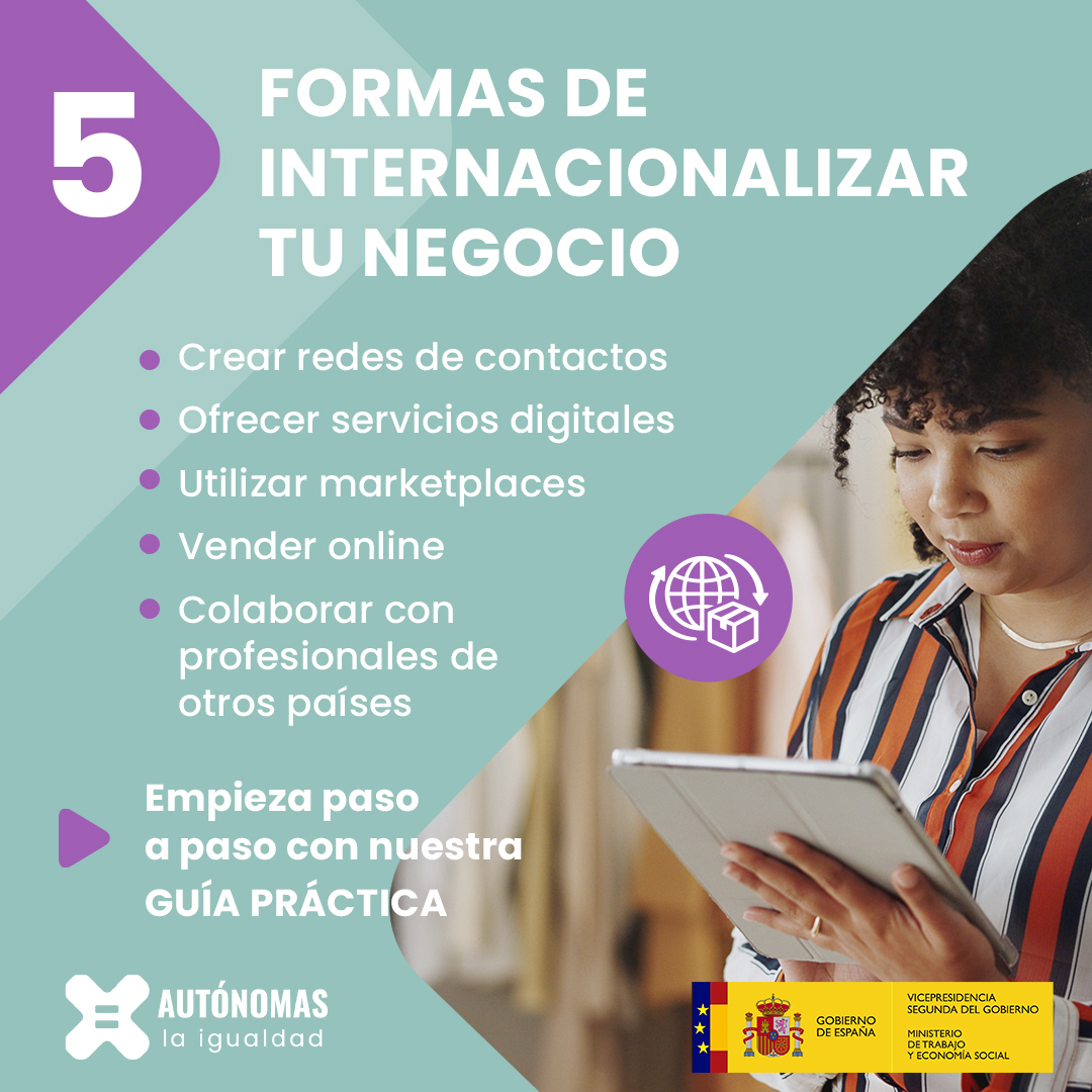autonomas_es's tweet photo. 🚀 ¿Quieres explorar nuevas oportunidades para tu negocio?

Descubre 5 formas de empezar a internacionalizarte con nuestra guía gratuita.

👉 Descárgala aquí: https://t.co/7O4tPi51mU

#AutonomasPorLaIgualdad #Internacionalización #Digitalización #EmprendimientoFemenino https://t.co/JteJ4pfxjI