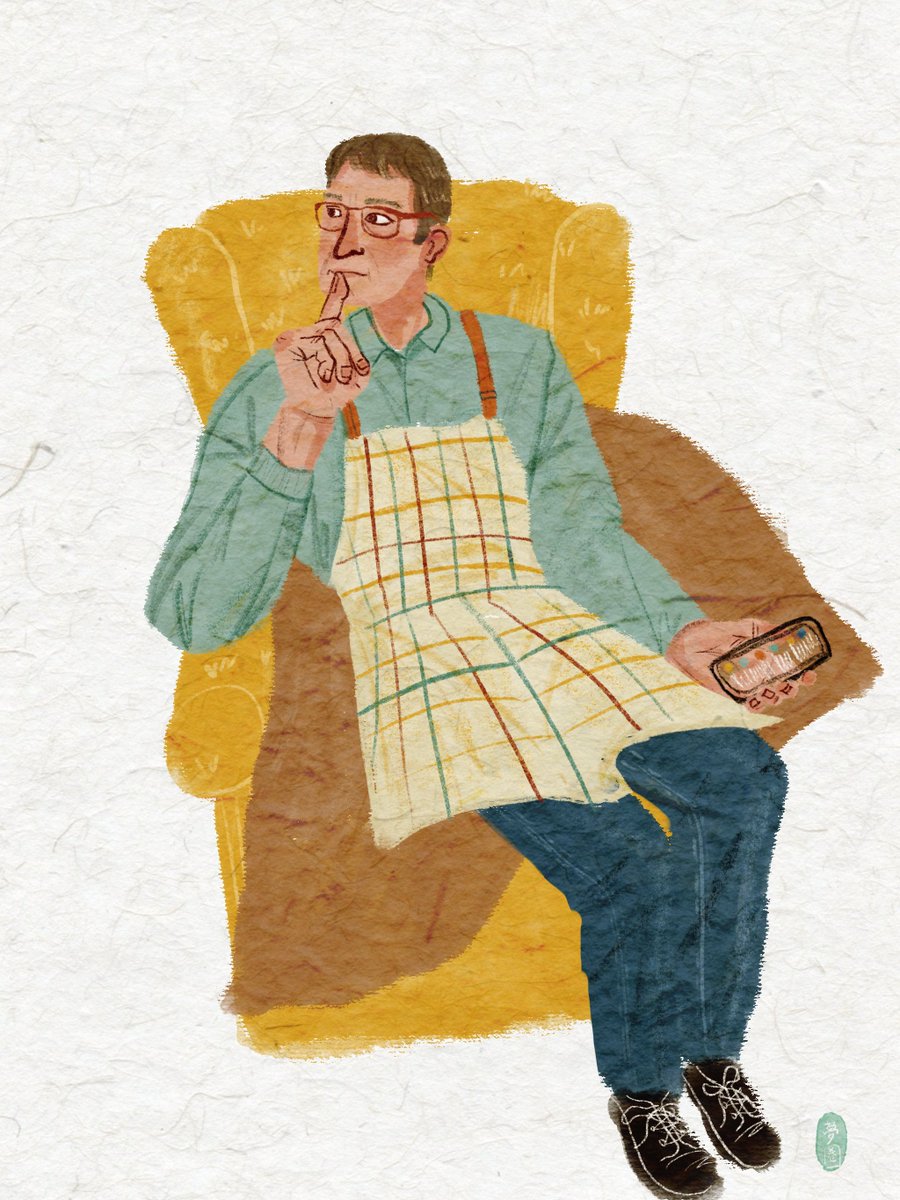 BagelDreamy's tweet photo. Cooking papa ~ can you tell I adore the colours in this photo of his 😆 https://t.co/VvJnV0vVcO