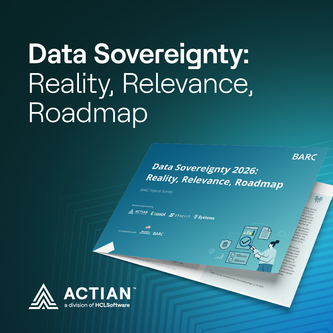 ActianCorp's tweet photo. 89% of organizations say #DataSovereignty is important. Yet 40% aren’t investing in sovereignty initiatives.
New BARC research explores the gap between ambition and execution, and what it means for data and AI. Download the report. https://t.co/Df7P5iXJmC https://t.co/RHb6hd5ZDY