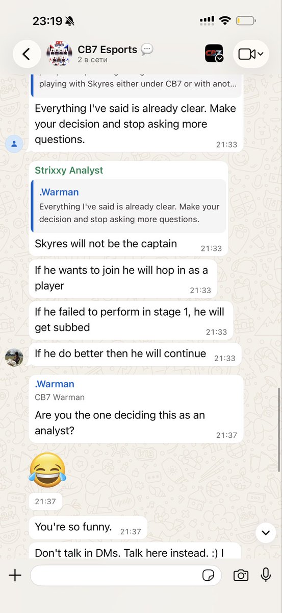 Cb7esports's tweet photo. Showing the result without showing the cause

It's sad that this has to be aired out publicly, but one side of the story has been told, so here's the other

this decision followed months of repeated conflict, most notably threatening to leave knowing it meant losing the team's LCQ points to get his way over what was best for the team. Even when compromises were offered, they were dismissed

It’s not fair for a whole team to be held hostage by the whims of one player

"My way or the highway" has a serious effect on team cohesion and morale. In the end, it was a hard decision based on what the team needed. Nothing more, nothing less