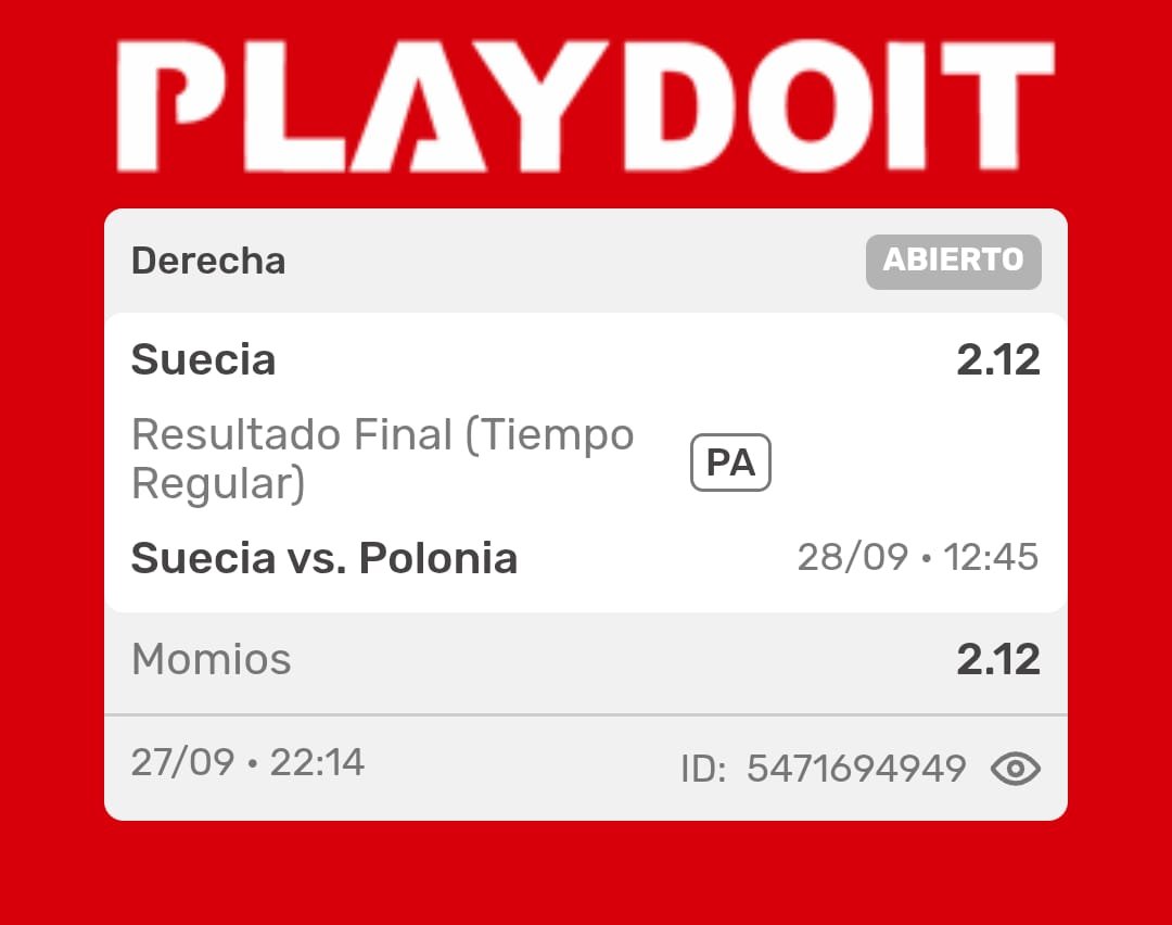 ArmaTipster's tweet photo. VAMOS CON MÁS PICKS PARA HOY 🔥

Armenia vs Montenegro: ambos marcan
1.95x | 5% de banca

Suecia ML vs Polonia
2.12x | 3% de banca

Parlay de goles:
Irlanda del Norte vs Hungría +1.5
Turquía vs Italia +1.5
1.85x | 5% por todo el ticket

Y la bomba: Suecia + Armenia + Georgia + Hungría, todos ML 💣
46.60x | 1% por todo el ticket

14% de banca entre estos cuatro. Deja tu ❤️ si te subes, vamos por más verdes!

#Suecia #Polonia #Armenia #Montenegro #IrlandaDelNorte #Hungría #Turquía #Italia #Georgia #Ucrania #NationsLeague #ArmaPicks