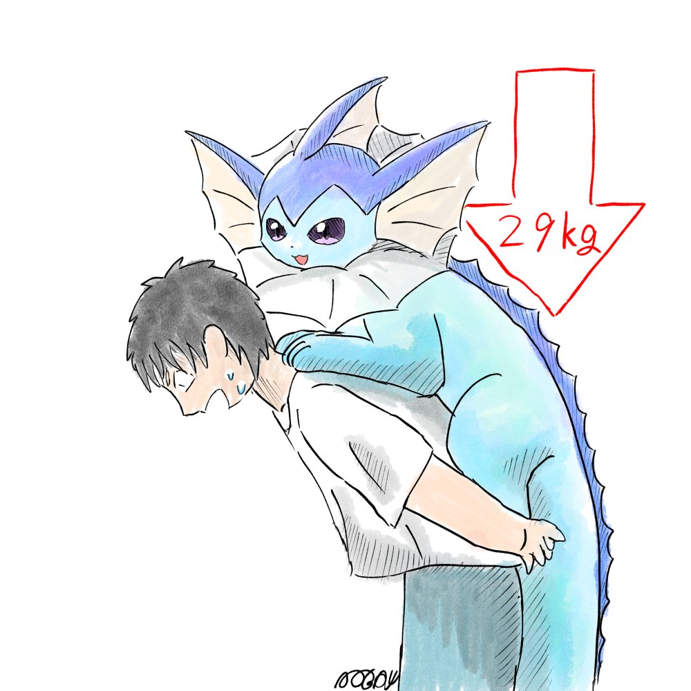 cruiser_AOBA_'s tweet photo. シャワーズはブイズで1番重い💦 https://t.co/VtTGfXIBT1