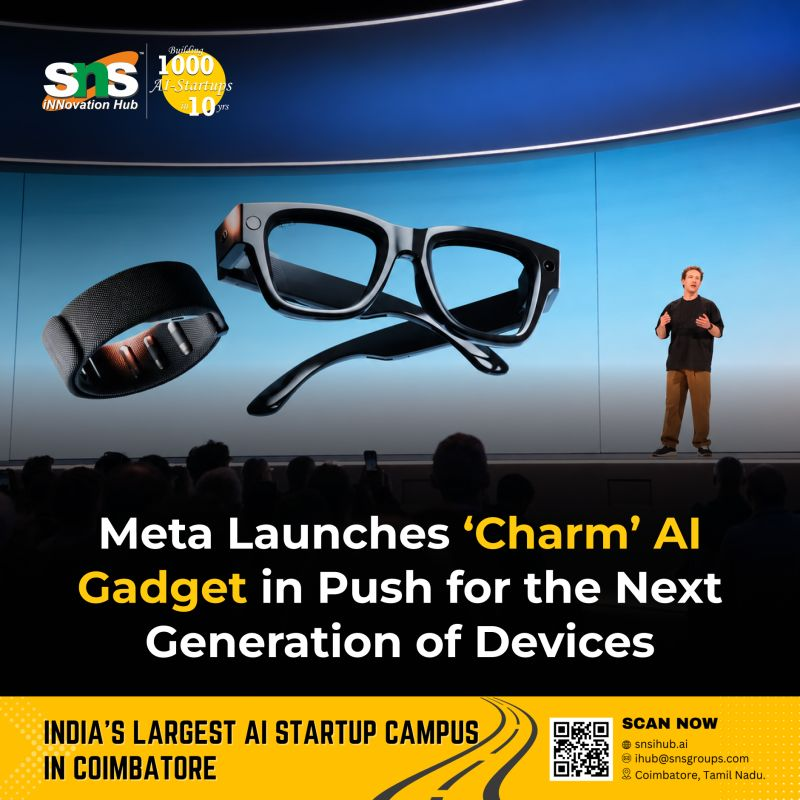 snsihub's tweet photo. @Meta is reportedly pushing its ‘Charm’ AI gadget as part of its broader move toward a new generation of AI-powered devices.

#AI #Meta #AIHardware #Wearables #Innovation #Technology #snsihub https://t.co/Kdl48J4buI