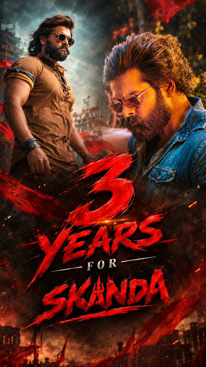 RAPO_Holic's tweet photo. #Skanda2 Announce Chey @SS_Screens 🔥😭 

#3YearsForSkanda https://t.co/xxvaQHLYRi
