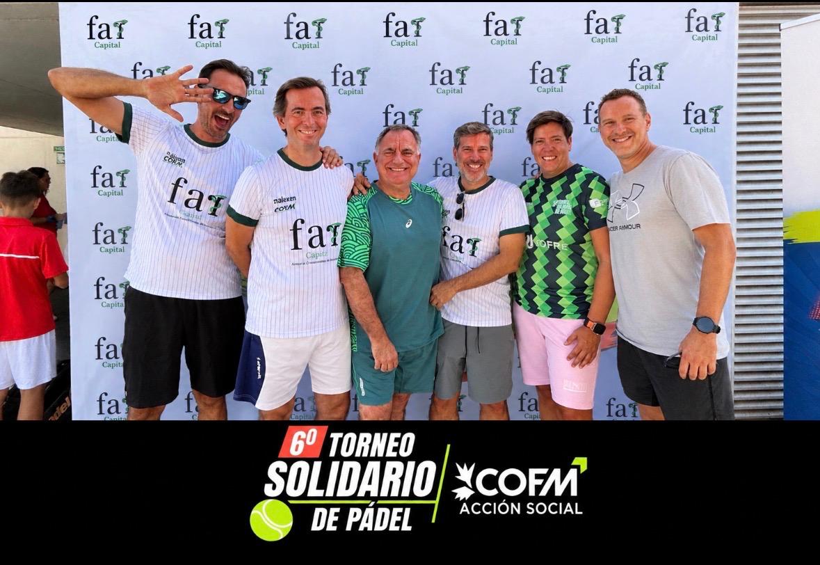 capital_far's tweet photo. 🎾 Solidaridad, deporte y farmacia volvieron a darse cita en Madrid.
La 6.ª edición del Torneo Solidario de Pádel del @COFMadrid y @Amafesemueve  reunió a cerca de 140 jugadores y recaudó 7.900 € para el proyecto Farmacias que acompañan: https://t.co/xJYj1XocWV https://t.co/ku91sJ56Aw