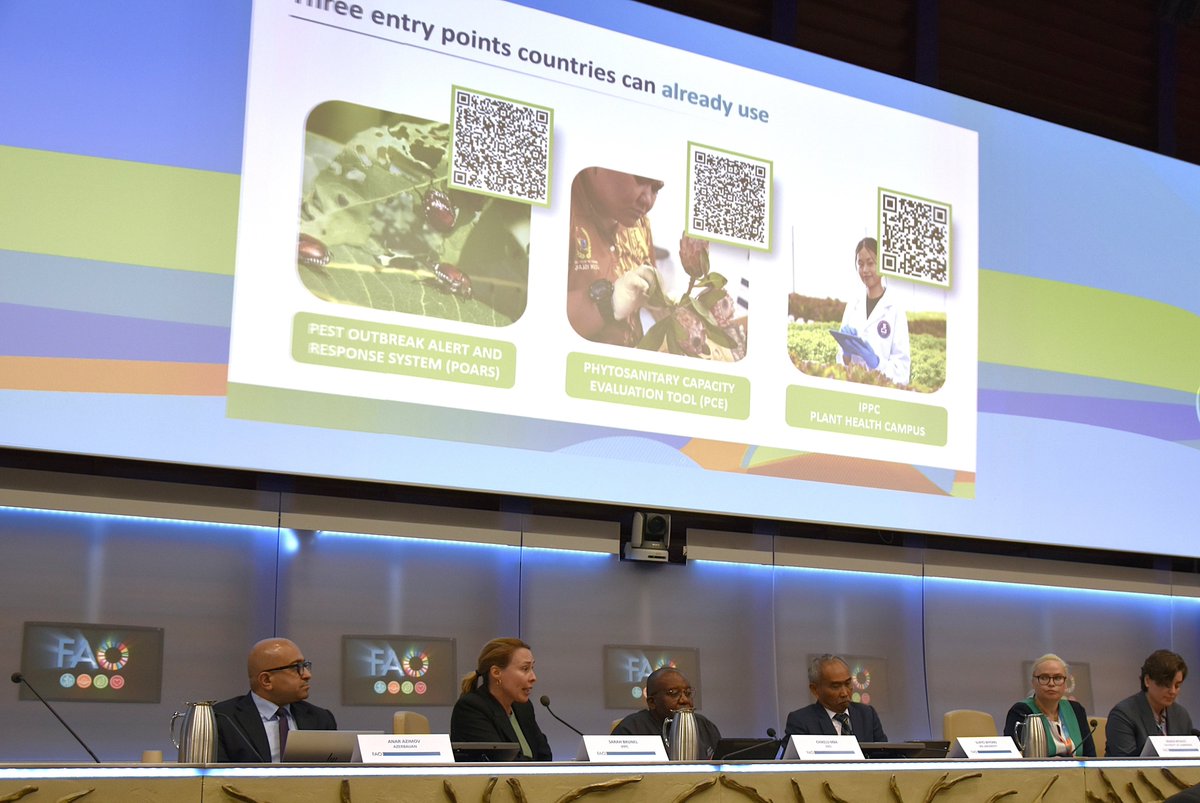 ippcnews's tweet photo. 🌱 That's a wrap on the FAO Global Conference for Actions on One Health!

@IPPCnews joined @WOAH and @FAOWHOCodex to show how standards turn One Health into action, and continued these discussions with @EFSA_EU and @INRAE_Intl.

No #OneHealth without #PlantHealth 🌍 https://t.co/P9QeHVHJyk