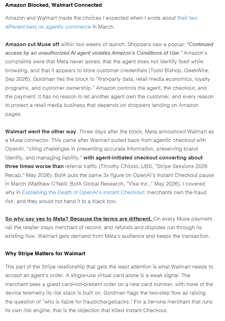noyesclt's tweet photo. New Blog - Meta's Muse. Orchestration without ripping checkout from Merchants. https://t.co/54V1GKcjUi https://t.co/SepBVUb4Qj