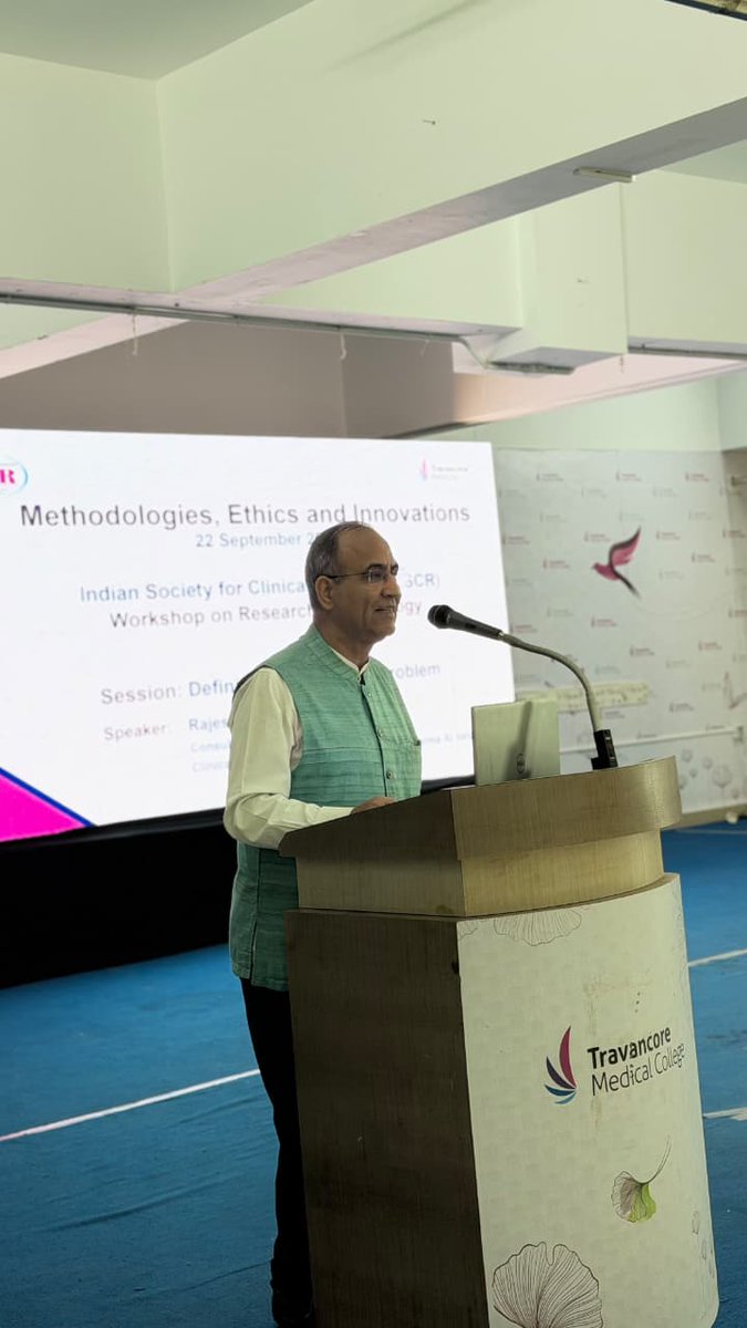 iscrindia's tweet photo. 📝 RESEARCH NEXT, Moulding Young Researchers | ISCR x Travancore Research Centre
📅 22nd Sep 2026 | Kollam

Covered the full research pathway, methodology, ethics, GCP, AI in research, with insights from Dr. Rajesh Kher (Johnson &amp; Johnson) &amp; Asha Nair (Clintrac Alpha) https://t.co/A5Pw4RDbAv
