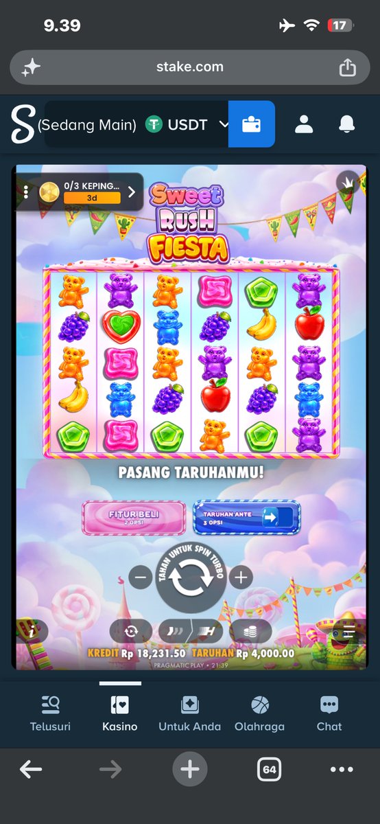 jcbalba15's tweet photo. @Cleanswipez @Stake Sweet rush fiesta ❤️🙏

User stake : Akarshbal https://t.co/PbJMAnnFwx