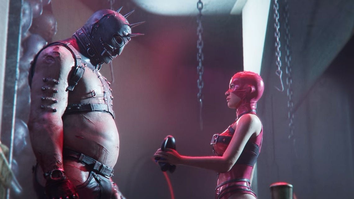 WalkthrGaminTV's tweet photo. Hellraiser: Revival devs: "We didn't want to demonise fetish or BDSM"

The developers told Rock Paper Shotgun that characters in the game don't die because of what they do in the bedroom

The story opens with Aidan and Sunny exploring BDSM play using the puzzle box, which summons the Cenobites

The Cenobites kill Sunny, and Aidan makes a bargain to bring her back

https://t.co/Vr9q7eVjh4

#hellraiserrevival #hellraiser #gaming