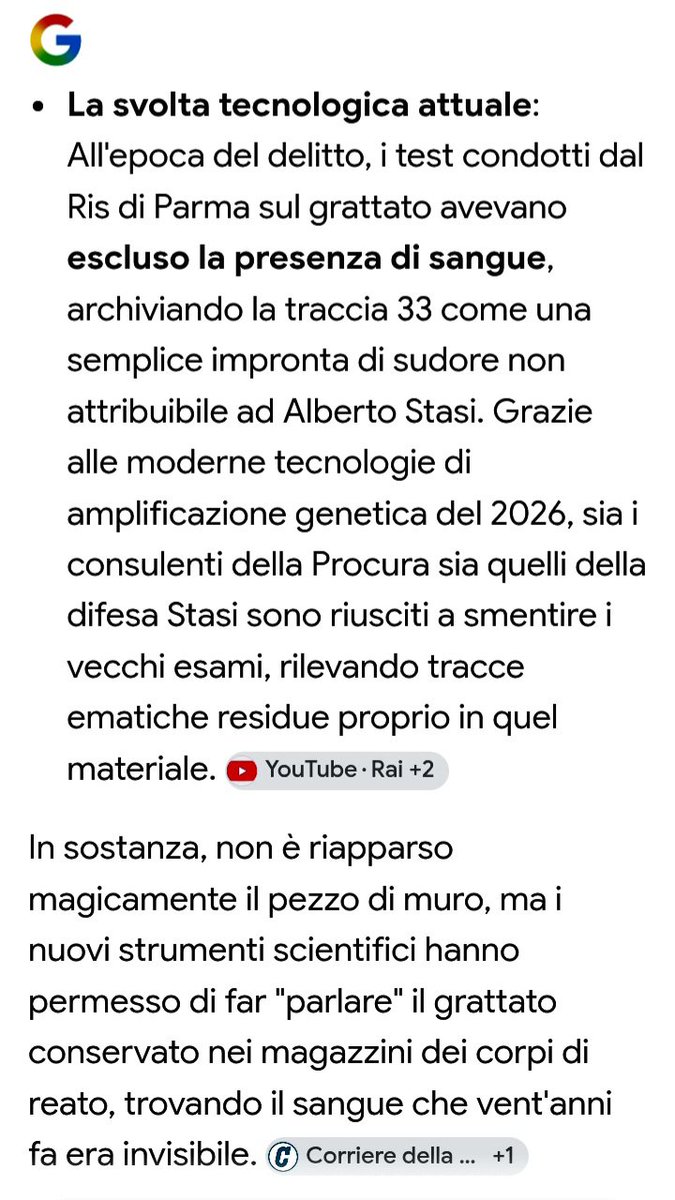 galfort2's tweet photo. @Tg1Rai Allora l'intonaco "grattato" è saltato fuori! Sembrava che non si trovasse più. https://t.co/Steqkv0ElN