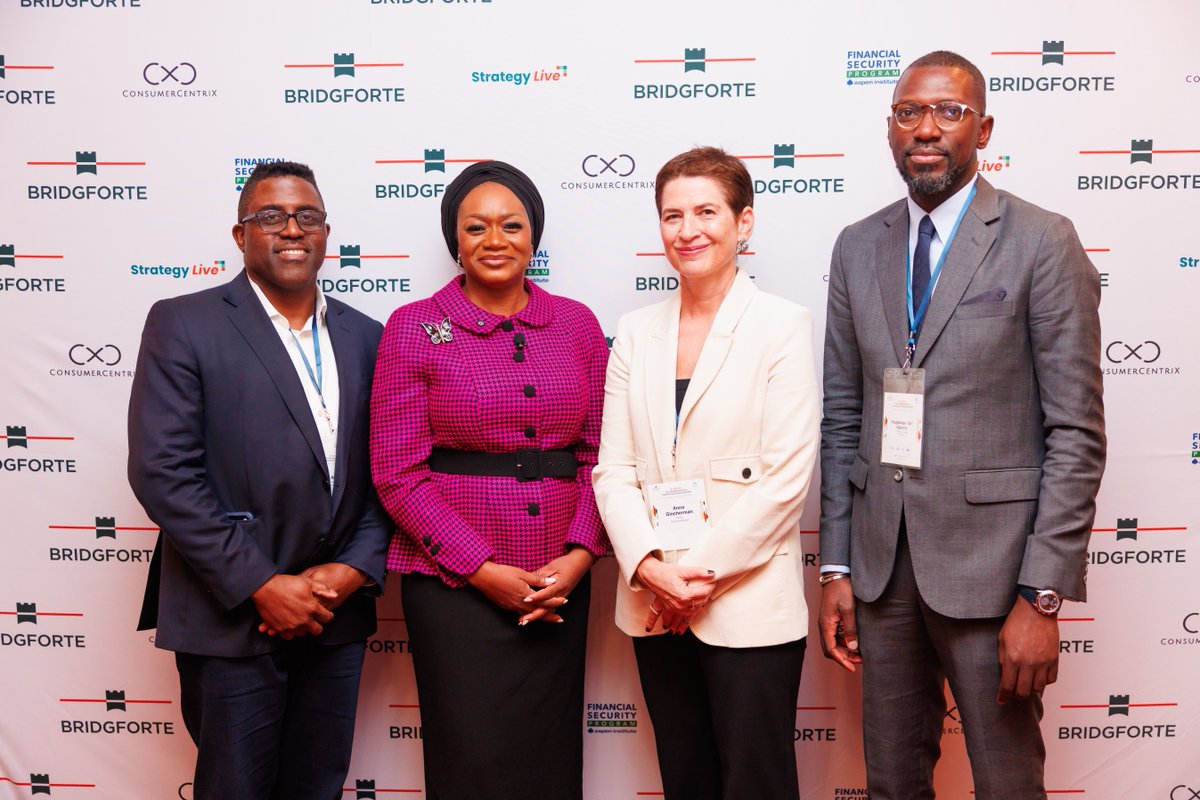 TechProd_Arch's tweet photo. Brilliant roundtable at Bridgforte Dialogues during UNGA 81 last week with Anna Gincherman, Founding Partner - ConsumerCentriX, and Yinka Adegoke - Africa Editor, Semafor.

Grateful to Madam @aishahmad, founder of Bridgforte Dialogues, for convening such an insightful gathering, and to the Bridgforte team for having me back. Wonderful to connect with everyone who joined the conversation!
