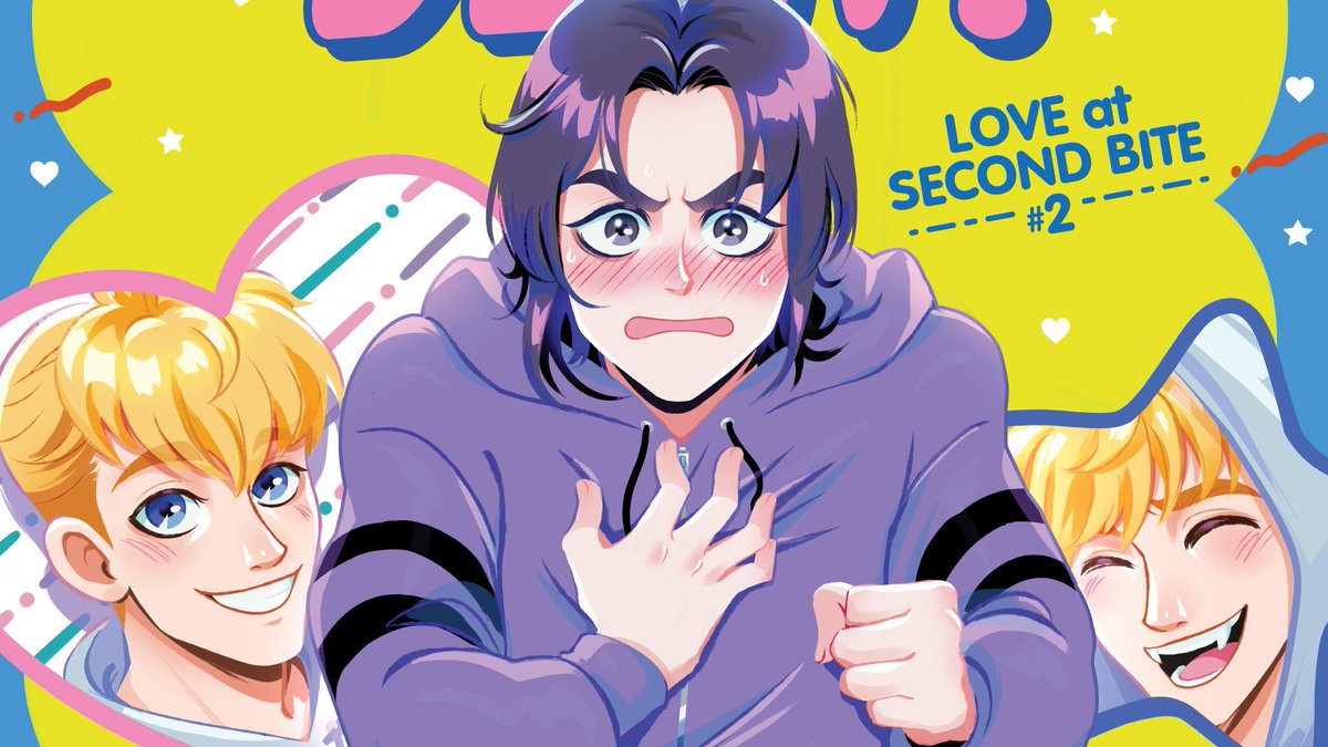 PhilFalcoWrites's tweet photo. LOVE AT SECOND BITE #1-2 ☀️🌒 is live on @Kickstarter!

"A WEREWOLF 🐺 is loose on campus! Can Vampire 🧛LIAM GRAVES &amp; Monster Hunter ⚔️ DEAN HIKARU survive when it attacks? Gay Cheery/Gloomy Romance"
https://t.co/0wz3pcu9GE https://t.co/RGLUhKoKL4
