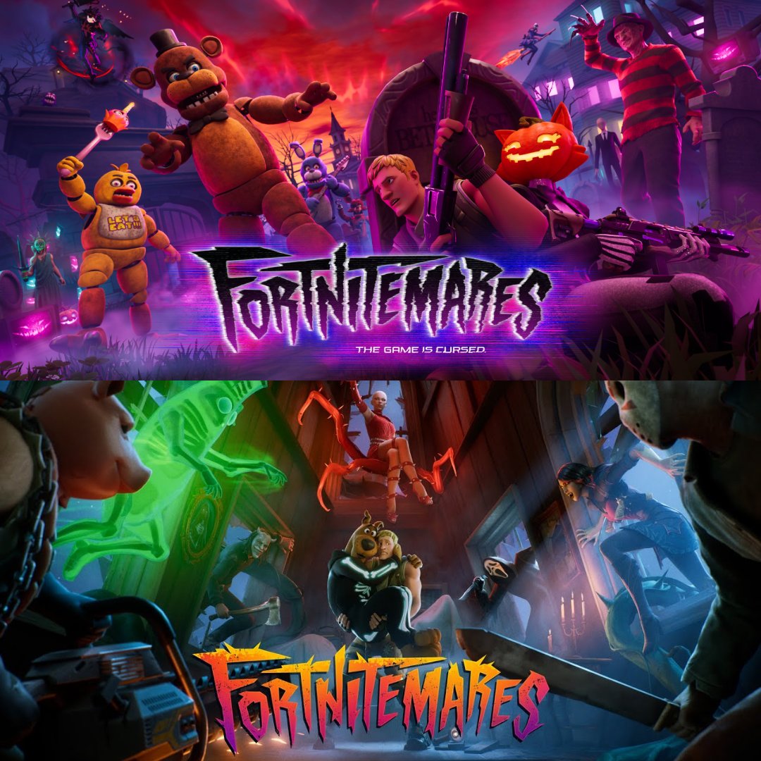 FoxyyChar's tweet photo. Halloween is Epic Games' favourite time of year and it SHOWS 😭🔥 https://t.co/PcbHnxOVyV