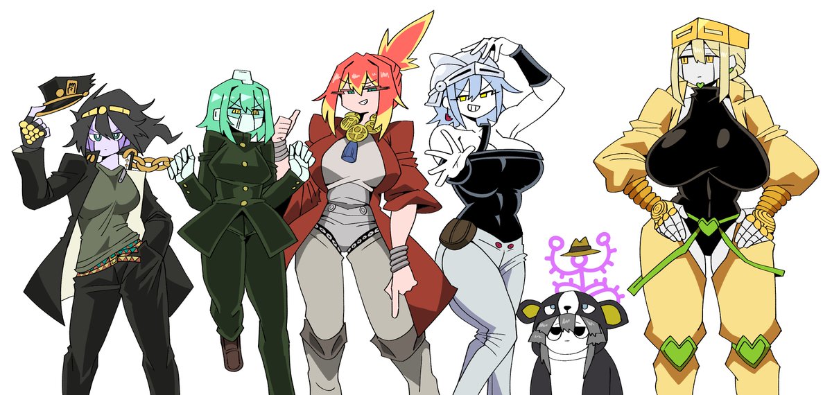 vlshzldh05's tweet photo. Stardust Crusaders ♀️ https://t.co/fu7uUwbECg
