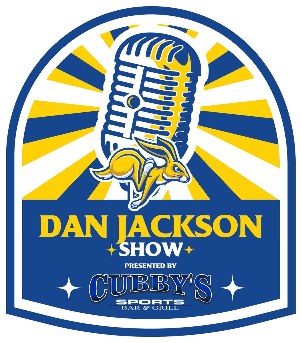 JSNAudio's tweet photo. We're talking @GoJacksFB tonight with the Dan Jackson Show!

@CoachDtjackson &amp; @tylermerriam break down the win over Eastern Illinois and look ahead to Illinois State.

Guests: @grahmgoering &amp; @ldbengtson 

We kick it off at 6pm from @CubbysBrookings https://t.co/V2CAYMPv5L