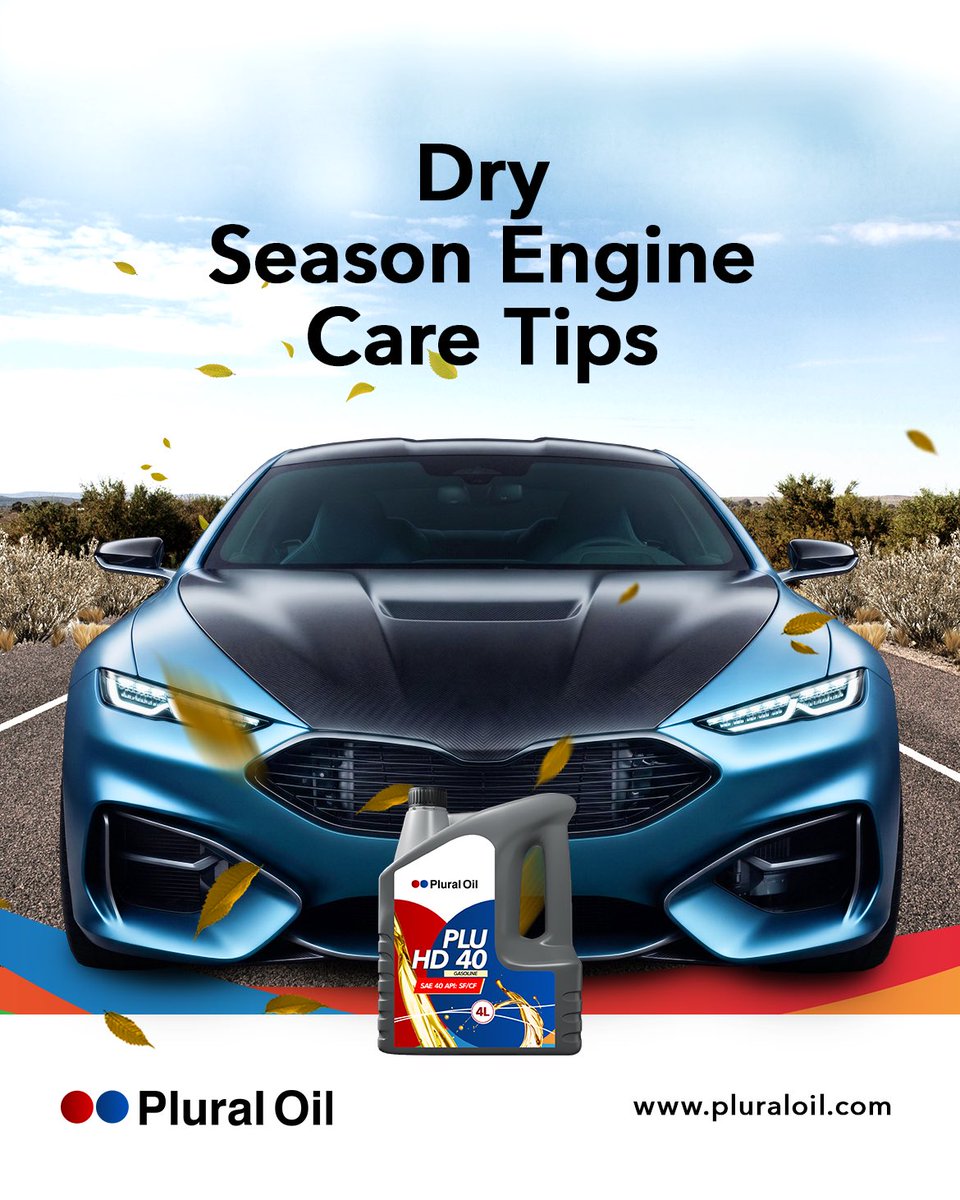 PluralOilOnline's tweet photo. Dry-season care tips: Keep your vehicle ready. 

Stay prepared, stay safe, and keep your engine protected with Genuine Oil.

Plural Oil, Performance You Can Count On.

#PluralOil #RainySeason #VehicleMaintenance #CarCare https://t.co/0bey65rp5q