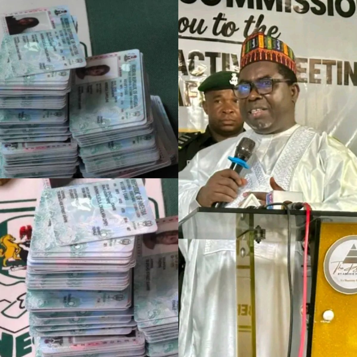 ChuksEricE's tweet photo. BREAKING NEWS:

INEC Chairman, Professor Joash Ojo Amupitan, has announced that PVC collection will begin nationwide on October 9, following the recent voter registration exercise, which produced over 10.7 million new registrants.

The announcement follows a statement released by INEC this afternoon.