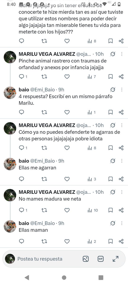 ojalconboton's tweet photo. @Emi_Baio @gabrielediego De verdad son respuestas de un estupido que se dice hombre solo por qué lo trae colgando y lo usa para dañar a los niños?????? Dios mío un problema de respuesta escaló hasta sacar su lado más asqueroso de esta basura humana https://t.co/ZuBxOKnnKH