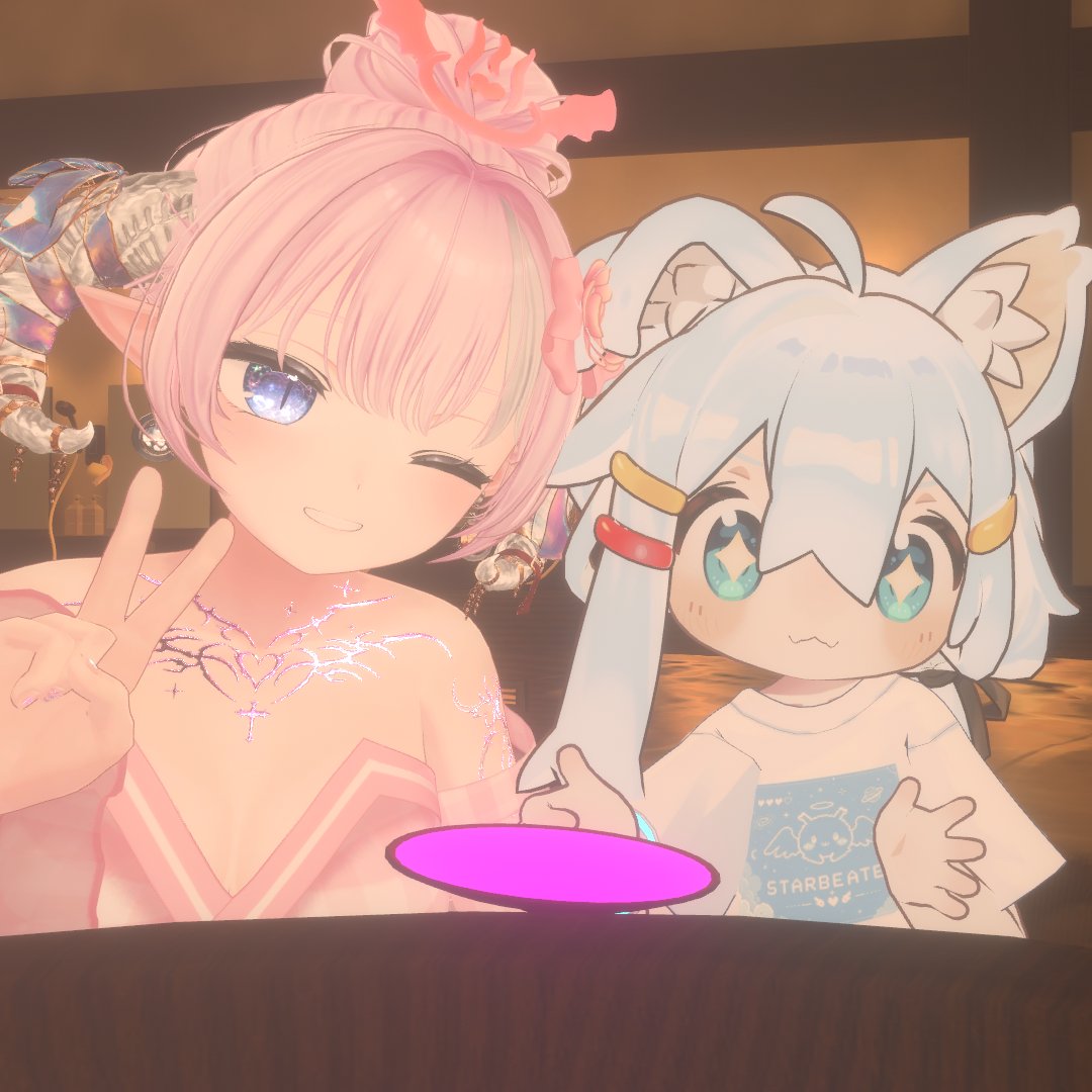 basa0127's tweet photo. かわいいキャストに感謝😍
#VRChat️ #サキュブロー https://t.co/v1hOo6G2gm