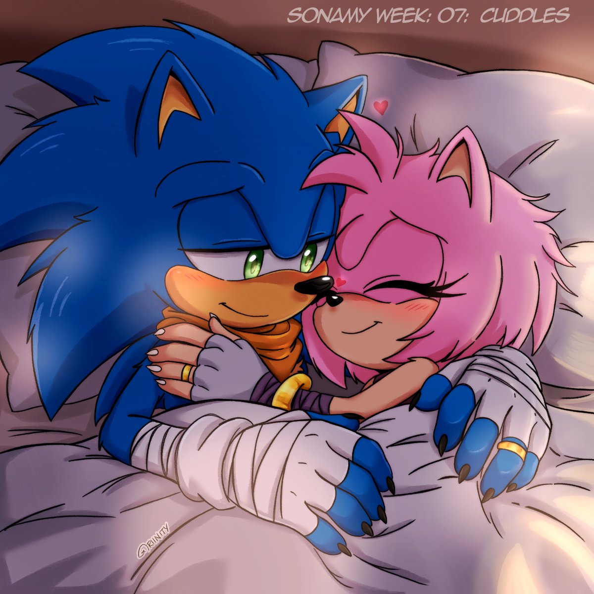 riinity's tweet photo. 💙🩷 Week 07: Cuddles
#sonamyweek2026 #sonamyweek26 #sonamy #sonicthehedgehog #boomsonamy #boomamy #boomamyrose #boomsonicthehedgehog #boomsonic #amyrose #digitalcoloring #DontREUPLOADMyArtPlz #rinissketchingforfun https://t.co/hk91Pt2MJH