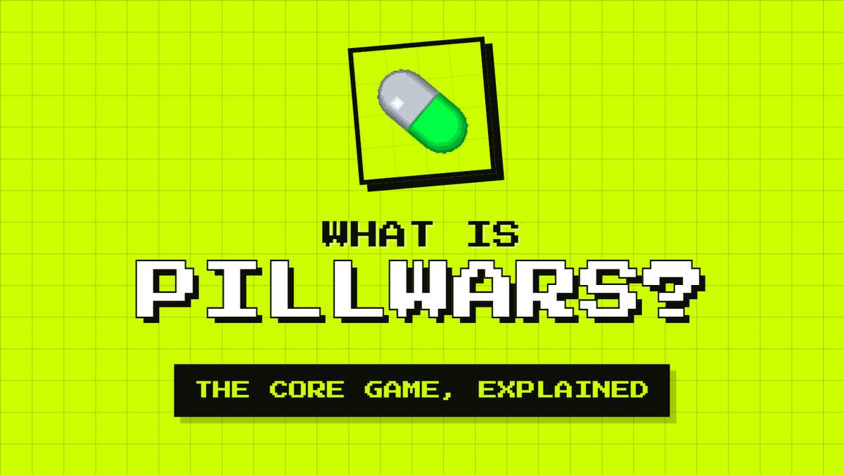 pillwarsdotfun's tweet photo. What is PillWars? 

The core game, explained 

🧵 https://t.co/5rDsjuZ1Qg
