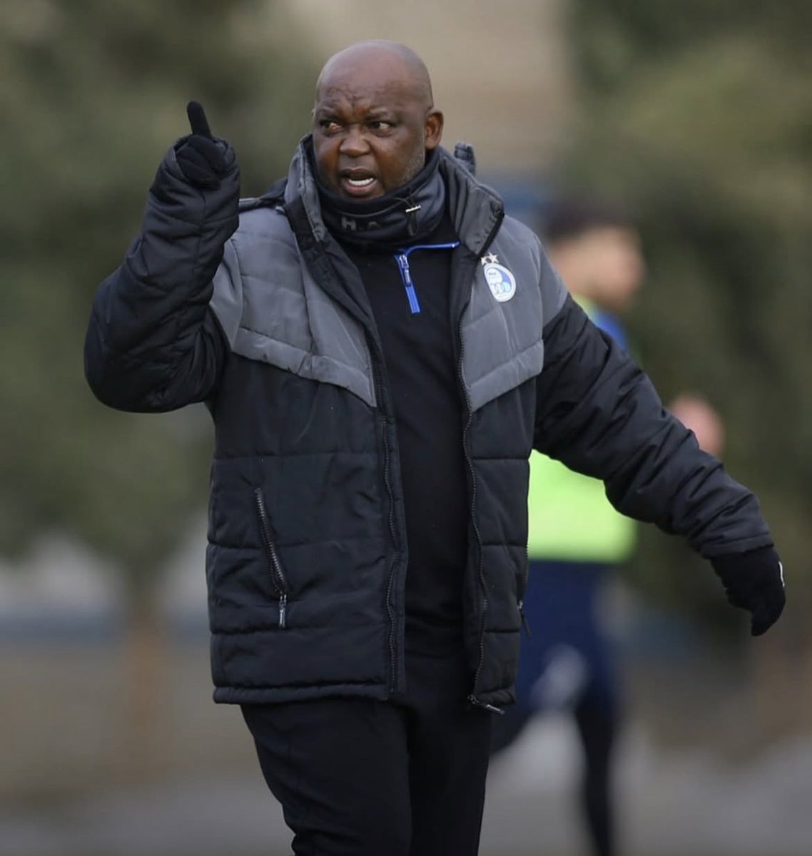 g_mapaya's tweet photo. Pittso will not be bullied by stupid Orlando Pirates fans. 

South Africa is behind Pitso Mosimane. https://t.co/oJsSmCgrOb