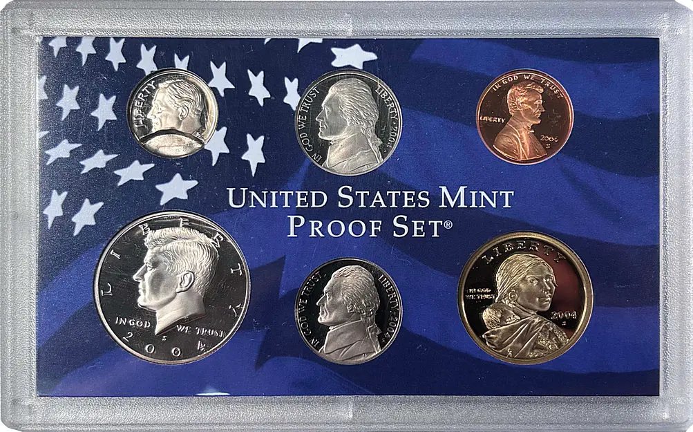 elitecoingroup's tweet photo. A Mint error sat sealed in a 2004 Proof Set for 22 years, and nobody noticed. 🪙

Proof coins are supposed to be the most carefully made coins the U.S. Mint produces. This one slipped through anyway.

A 2004-S Proof Roosevelt dime with a large indent covering about a quarter of the obverse has turned up, still locked in its original government-sealed Proof Set lens. It never circulated, no collector removed it, and no grading service ever slabbed it.

How it was found

An unnamed dealer spotted and bought the set at the 2026 ANA World's Fair of Money in Pittsburgh, then contacted error specialist Mike Byers, who later acquired it.

Byers says that in 50 years of dealing in major errors, this is the only major mint error he knows of inside a sealed U.S. Mint Proof Set. He also searched auction records and checked with other specialists and found no match.

What caused the indent?

An indented strike happens when two planchets land in the coining chamber together and overlap. When the press strikes, the top blank gets driven into the one underneath and leaves a rounded depression.

Why this is so unlikely

In 2004, San Francisco struck Proofs with specially polished dies, hitting each coin at least twice for frosted designs and mirror fields. NGC has pointed out that modern Proof errors are scarce because of the Mint's strict quality control, and badly flawed pieces get another chance to be caught during packaging.

So this dime had to clear several hurdles. It survived the misfeed, passed inspection, reached packaging, and got sealed and shipped. Then it sat untouched for more than two decades.

The numbers

The clad 2004-S Proof dime had a mintage of 1,789,488. The 1,175,934 figure you often see belongs to the silver version. Among nearly 1.8 million clad Proof dimes, no other example with a major indent still in its original set has been reported.

Extra context

The 2004 set was already notable. It had 11 coins, including the Peace Medal and Keelboat nickels, which were the first new Jefferson nickel reverses since 1938.

The bottom line

Any "only known" claim deserves some caution, since another one could surface someday. But for now, this is the only reported major striking error in a sealed annual U.S. Proof Set.

Most errors get separated from their context. This one still has its evidence sealed around it.

Worth checking the sealed Proof Sets in your collection. 👀