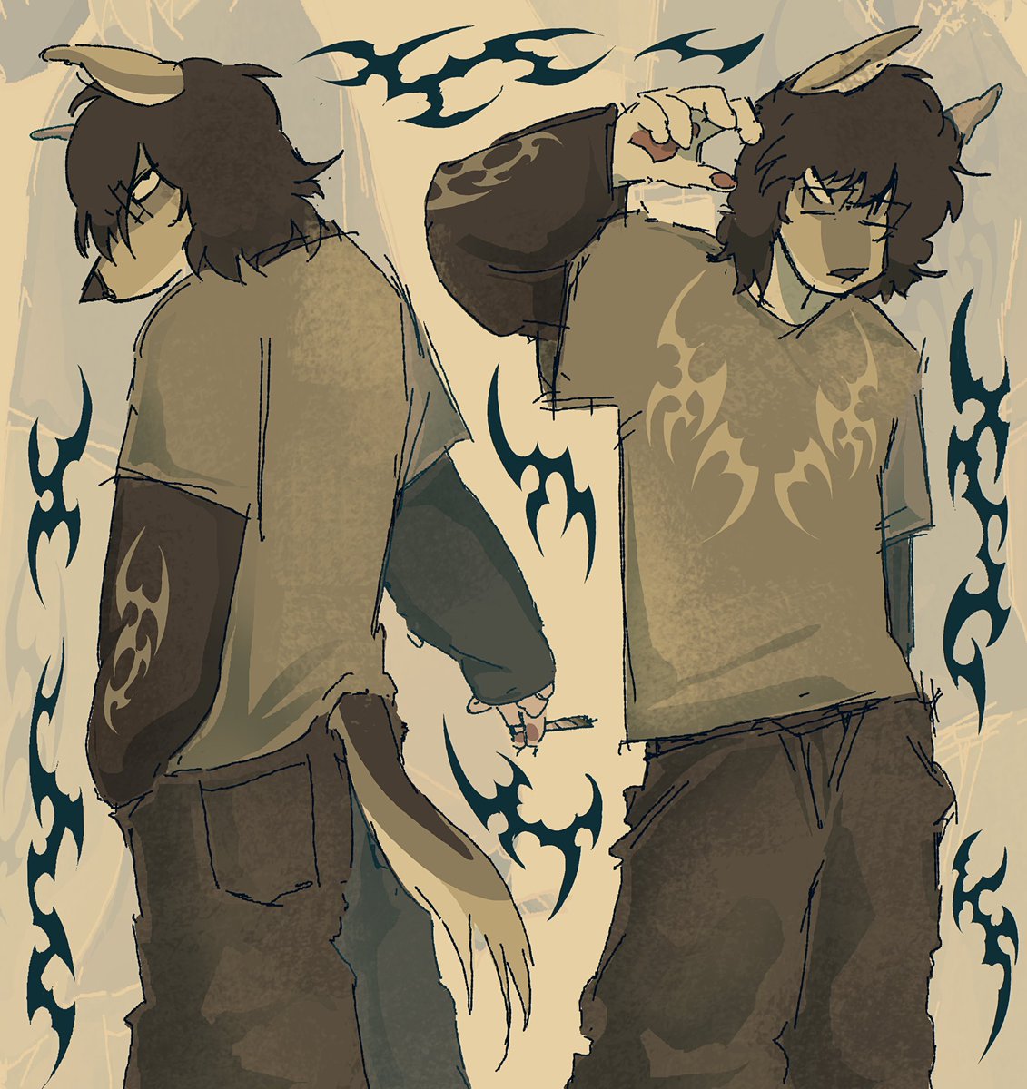 HOUNDEDGRAVE's tweet photo. all4u #furryart https://t.co/c9kKqU11LQ