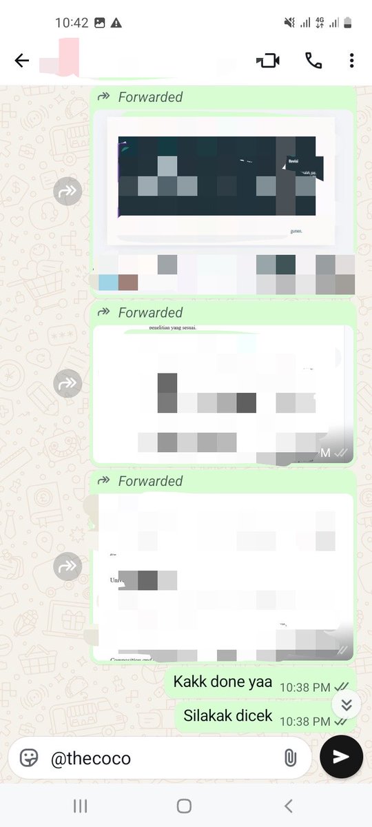 cocobayy_'s tweet photo. Saking percayanya, dilunasin di awal. Artikel ilmiah + ppt in rush boleh banget 😋

#testimonijokicoco #jokitugas #jokiartikelilmiah #jokippt https://t.co/oakadpzqNj