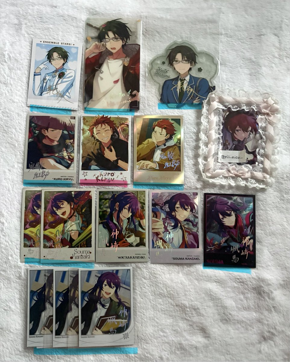 riii_nico_'s tweet photo. 【 交換 】 あんスタ 中国 韓国 花伴 クリアカード 星幻 招募 ポラロイド 写真カード 

譲③ 零 薫 晃牙 アドニス 敬人 紅郎 颯馬 友也 なずな 光 

⬇️ https://t.co/cDV3MtadG7