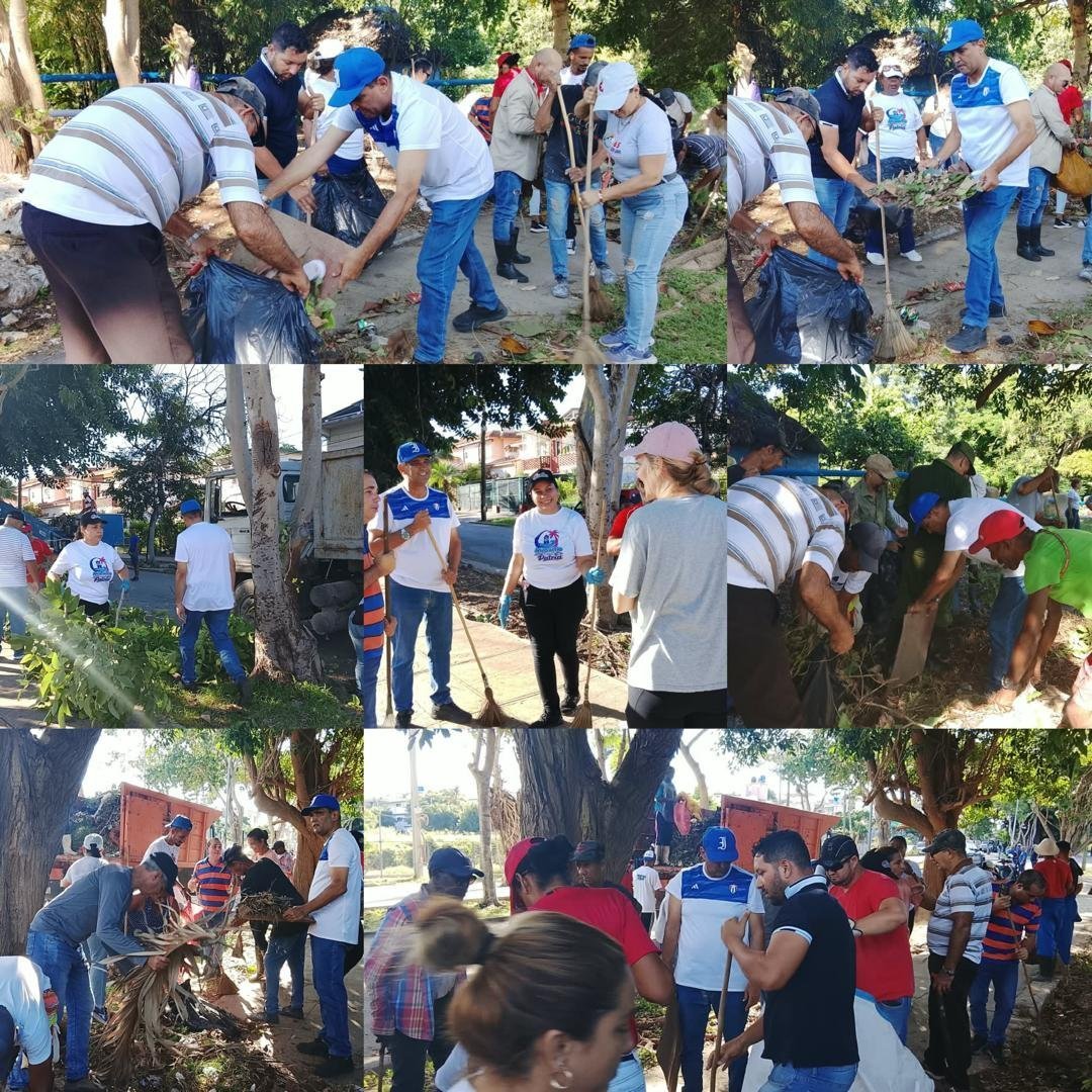 Jonathan_x_Cuba's tweet photo. Participamos las autoridades de #LaHabanaDeTodos, con la motivación del 66 aniversario de los CDR, en trabajo voluntario en la avenida 70, acción que se multiplica en los 15 municipios.
#LaHabanaViveEnMí https://t.co/WkzyhVpJdj