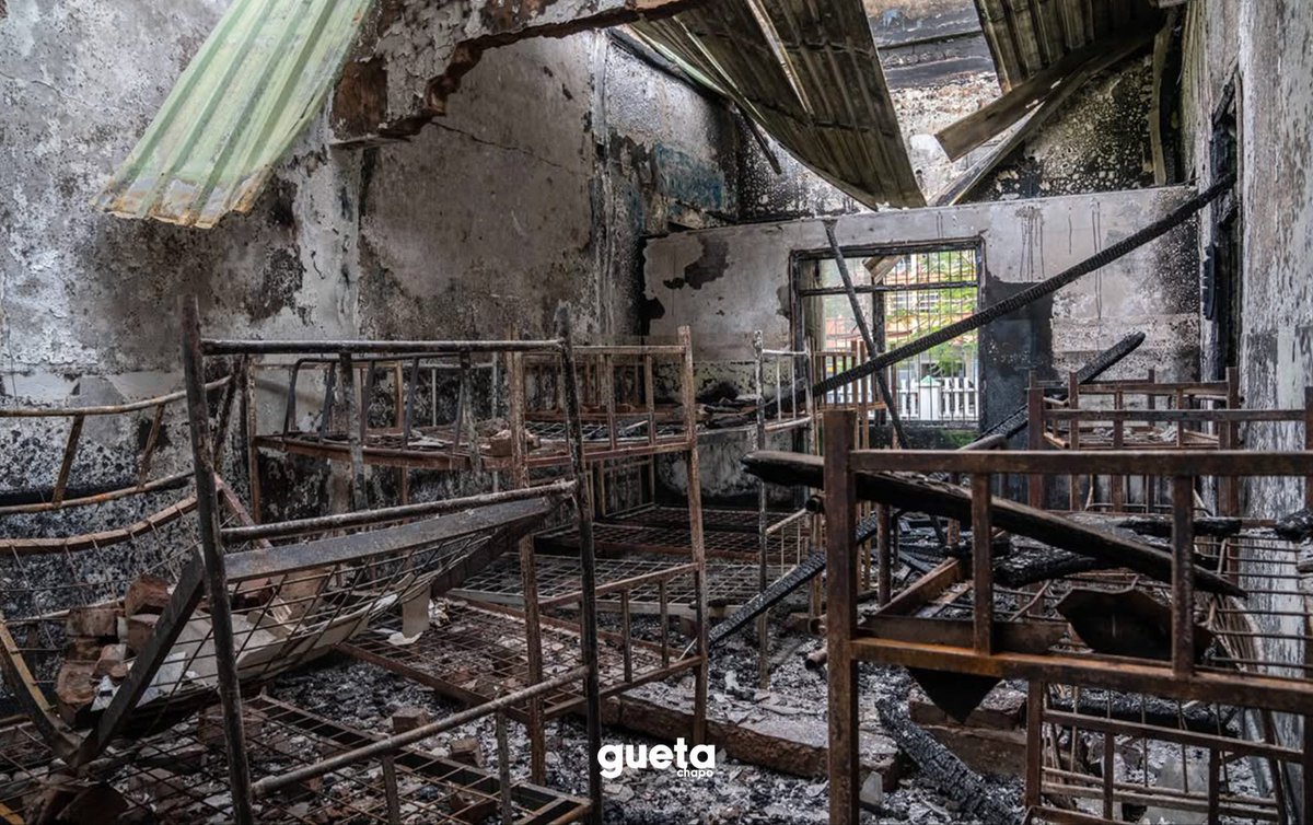 Guetachapo's tweet photo. Incêndio que deflagrou no Infantário 1.º de Maio, em Maputo, e que destruiu grande parte das suas instalações.

Perante esta situação de emergência, estivemos no terreno para apoiar as crianças afectadas e responder às necessidades mais urgentes da instituição. https://t.co/rLkr86imom