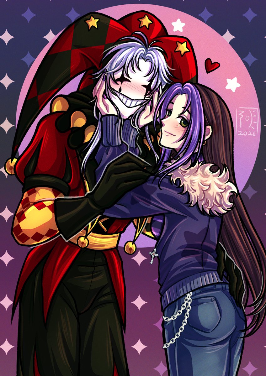 Chofi_and_yo's tweet photo. Since im a Pierrot's girl i obviously draw him a lot with my MC/myself. I have a lot of drawings like this that i'll show eventually.
Timelapse here: https://t.co/foodDgAge8

#thefreakcircus
 #selfship #thefreakcircusfandom #thefreakcircuspierrot #tfc https://t.co/NtSxKsx0pf