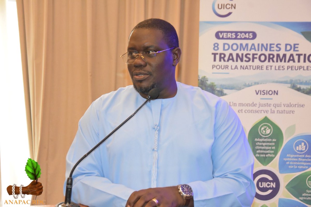 Anapac_DRC's tweet photo. Après trois jours d’échanges à Kinshasa, les parties prenantes réunies autour de l’#ANAPAC-#RDC ont réaffirmé leur engagement en faveur d’une gouvernance inclusive, équitable et durable des territoires gérés et conservés par les Peuples #Autochtones et les Communautés Locales. https://t.co/RlYE1kkg1d