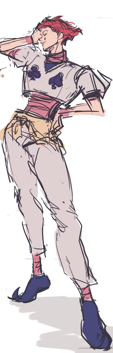 kaminai_hh's tweet photo. ヒソカとイルミを描き分けられるようになろう の練習 https://t.co/NV86HZd42W