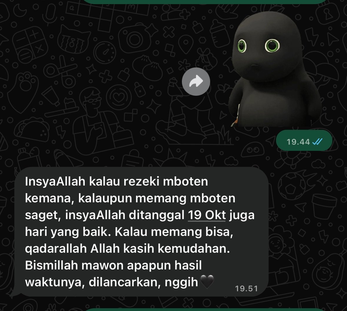 baloneeeyy's tweet photo. Usia 28 tahun ngasi stiker nailong gosong dibales begini, malunya ada banget si wkwkw https://t.co/xTQ7VmZQWa