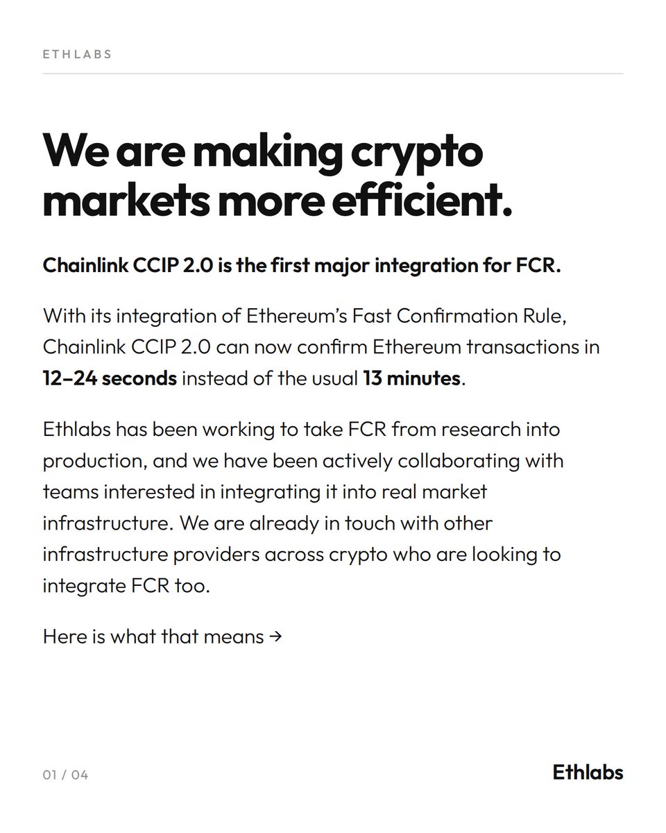 ethlabs_org's tweet photo. Today, Ethereum market infrastructure became ~30x faster. https://t.co/GXhMpcaU1k
