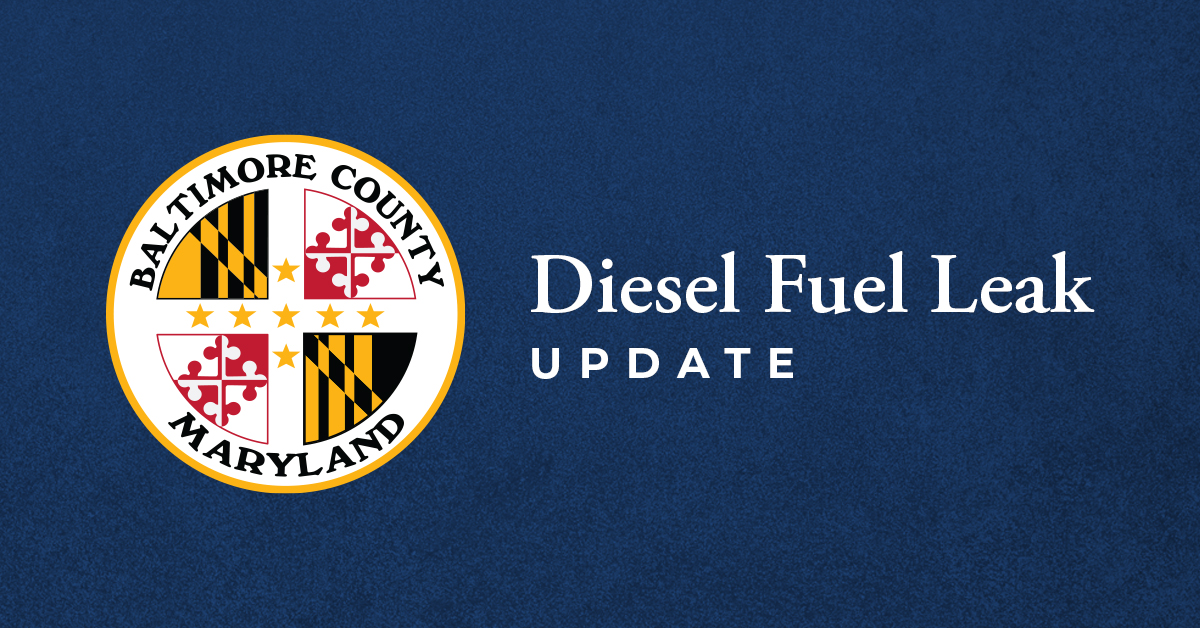 BaltCoGov's tweet photo. UPDATE: Crews continue to contain and recover diesel fuel from a leak at a Baltimore County Detention Center generator that reached the Long Quarter Branch tributary and assess a small amount of fuel observed near where the stream enters Loch Raven Reservoir.

Newly obtained tank records and measurements indicate significantly less diesel was released from the generator than the original estimate of 5,500 gallons. The amount is still being verified, and an updated figure will be shared when this work is complete.

The amount released is not the same as the amount that reached the stream. Some fuel may have remained in a holding tank beneath the generator or elsewhere in the drainage system, and crews have recovered fuel from the stream. Responders are examining these locations and reconciling the amounts before determining how much reached Long Quarter Branch.

There is no reported impact to public drinking water or private wells. As a precaution, people and pets should avoid water with a visible sheen or diesel odor. No fuel reached the water system pipes.

FAQ Page: https://t.co/23jr75vQZj