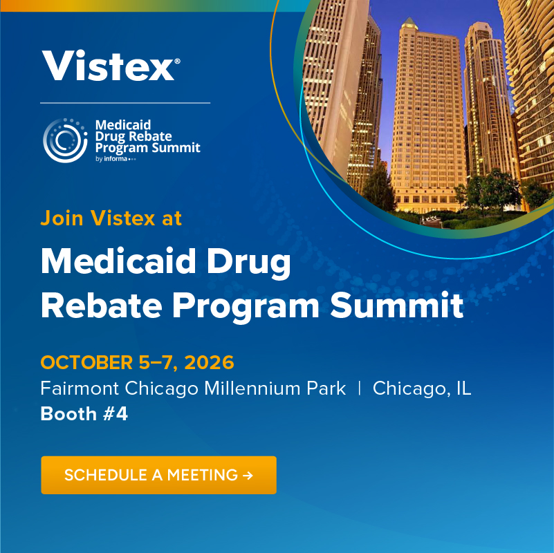Vistex's tweet photo. Heading to the #MDRPSummit in Chicago? 🤔

Stop by Booth #4 and exchange insights on the latest government pricing developments and strategies for strengthening compliance and audit readiness.

Schedule your 1-on-1 meeting: 🔗 https://t.co/PmwUvTjdWA https://t.co/1pMbPG3WDT