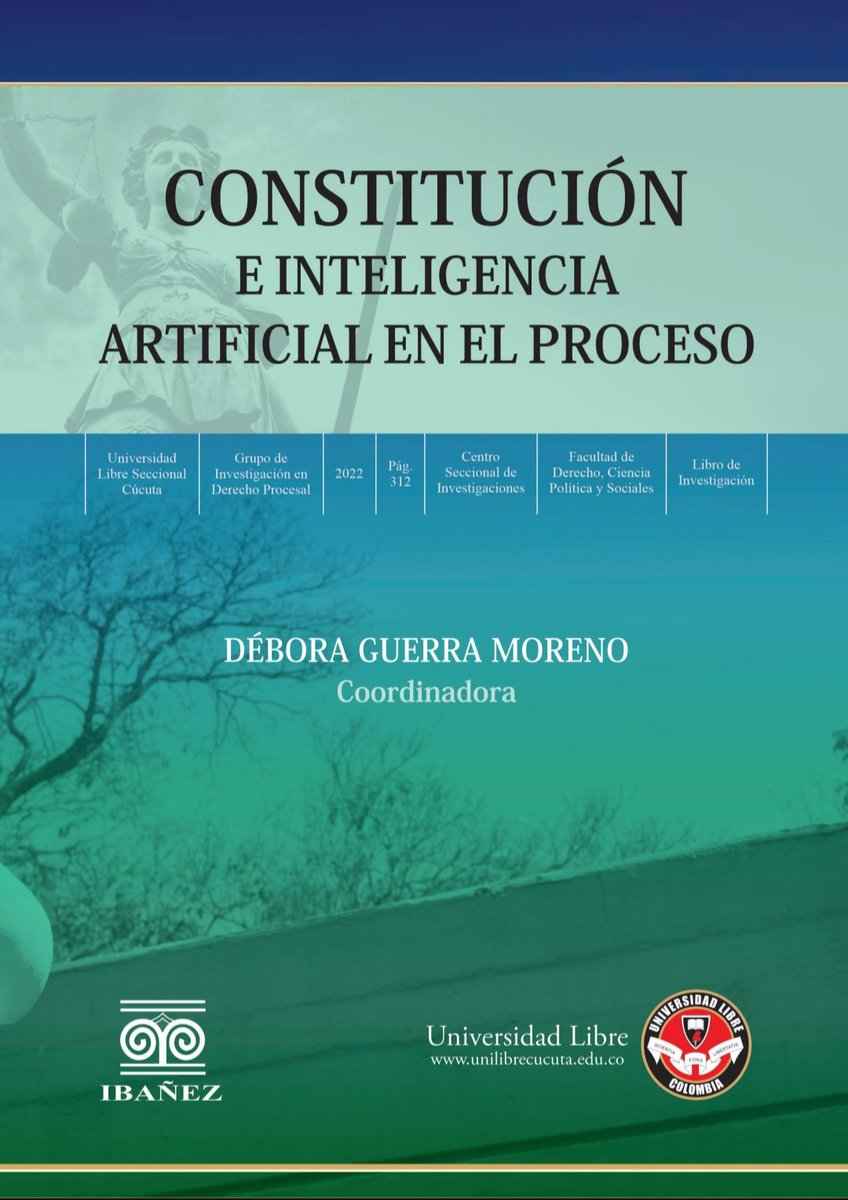 juangaleanorey's tweet photo. 🇨🇴 Constitución e inteligencia 
artificial en el proceso.
Débora Guerra Moreno 
Coordinadora 👇
https://t.co/yjA6mF1Ta0 https://t.co/cq7odXT94h