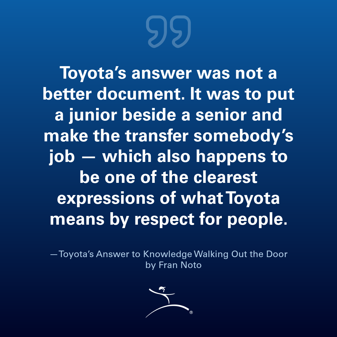 LeanDotOrg's tweet photo. Almost nothing Fran Noto's senpai taught him at Toyota was written down: how to read wear on a cutting edge, how many times to observe a cycle before trusting the number, how to spot an assumption hiding in a report.

Read the full article: https://t.co/ubx2Breqs1 https://t.co/HS5e91SeB0