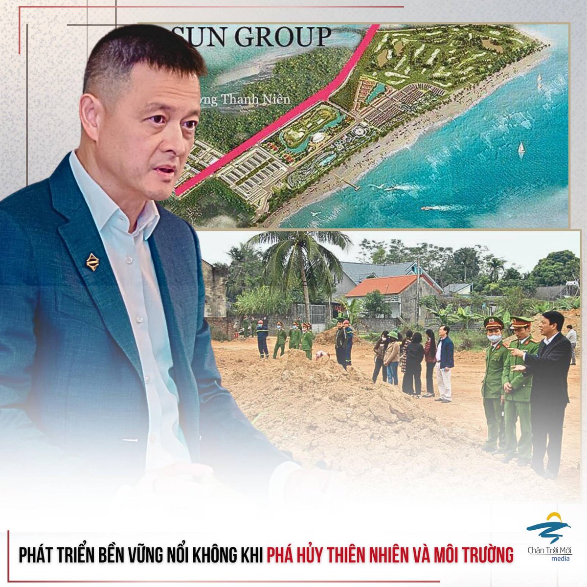 chantmmedia's tweet photo. SUNGROUP ĐẾN HUẾ VÀ LIỆU CÓ PHÁT TRIỂN BẰNG CƯỚP TÀI NGUYÊN THIÊN NHIÊN VÀ HỦY HOẠI MÔI TRƯỜNG?

Nhà nước Việt Nam một lần nữa lộ rõ bản chất khi lấy danh nghĩa phát triển du lịch để hợp thức hóa việc tước đoạt tài nguyên thiên nhiên khỏi tay nhân dân, phục vụ lợi ích nhóm đặc quyền. Việc Sun Group tìm đến Huế ngày 25/9, được chính quyền địa phương tiếp đón nồng nhiệt, đề xuất khảo sát sông Hương, bến thuyền, ánh sáng đêm và vùng biển Chân Mây – Lăng Cô không phải là tin vui. Đó là tín hiệu của mô hình quen thuộc khi đất đai, sông nước, bờ biển vốn là tài sản chung của dân bị chuyển giao cho những tập đoàn lớn có quan hệ chặt chẽ với quyền lực.

Trong hệ thống một đảng, quyền sử dụng đất không thuộc về người dân mà thuộc về nhà nước. Khi chính quyền định hướng dự án, người dân ven sông Hương hay làng chài Lăng Cô thường chỉ được thông báo, đền bù thấp hoặc bị cưỡng chế. Phản đối thì bị quy kết chống phá, bị bắt, bị bịt miệng. Đây chính là đàn áp nhân quyền dưới vỏ bọc lợi ích quốc gia. Tự do ngôn luận, quyền sở hữu, quyền giám sát dự án gần như không tồn tại.

Về kinh tế, tham nhũng đã trở thành đặc trưng. Các dự án du lịch lớn thường đi kèm đặc quyền về đất, vốn, giấy phép. Lợi nhuận chảy vào túi một số ít, trong khi ngân sách công và gánh nặng môi trường để lại cho xã hội. Sông Hương một biểu tượng văn hóa và vịnh Chân Mây có nguy cơ bị bê tông hóa, ánh sáng nhân tạo, tàu thuyền du lịch ồ ạt. Rác thải, nước thải, phá vỡ hệ sinh thái ven biển là cái giá mà người dân địa phương phải trả, trong khi lợi ích dài hạn của cộng đồng bị xem nhẹ.

Chính quyền hiện nay không phát triển vì dân. Nó duy trì quyền lực bằng cách kiểm soát tài nguyên, đàn áp tiếng nói phản biện và dung túng tham nhũng. Sun Group đến Huế chỉ là một mảnh ghép mới trong bức tranh lớn, tài nguyên thiên nhiên bị tước đoạt, môi trường bị tàn phá, nhân quyền bị chà đạp, tất cả dưới danh nghĩa đầu tư và phát triển. Nhân dân Huế và cả nước cần nhìn rõ bản chất này, thay vì chỉ nghe những lời tuyên truyền ngọt ngào về sản phẩm du lịch mới.

#thiennhien #moitruong #duan #tudongonluan #chantroimoi