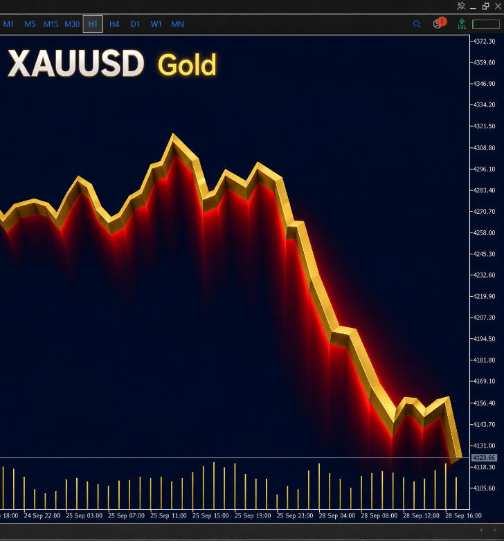 myfxback_'s tweet photo. 📉 Gold Plummets Today!

Gold prices just dropped 2–3% as markets grow increasingly confident that the Fed could raise interest rates again in October.

🔍 What triggered the move?

🛢️ Oil prices surged after Trump rejected Iran’s peace proposal over the Strait of Hormuz.

📈 Higher oil prices → rising inflation fears

💵 Inflation fears → stronger USD & higher Treasury yields

📉 Higher yields + stronger USD → less attractive gold

💡 The irony:
Oil goes up, while gold gets pushed down.
What do you think happens to XAUUSD next? 👀

#GoldToday #GoldPrice #TheFed #MarketUpdate #GoldMarket #XAUUSD #Economy