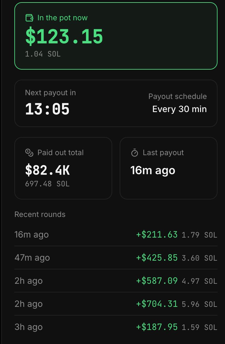 jimmuEm's tweet photo. That is the interesting part of solana:jLz71QZfjnZZMLjUaCBw7KmUyftkkNq8NkWi2u9dyap

The system connects token creator fees with the people promoting the token.

You hold the token.

You post.

Your posts generate reach and engagement.

Your activity contributes to your score. https://t.co/16i46Mief9
