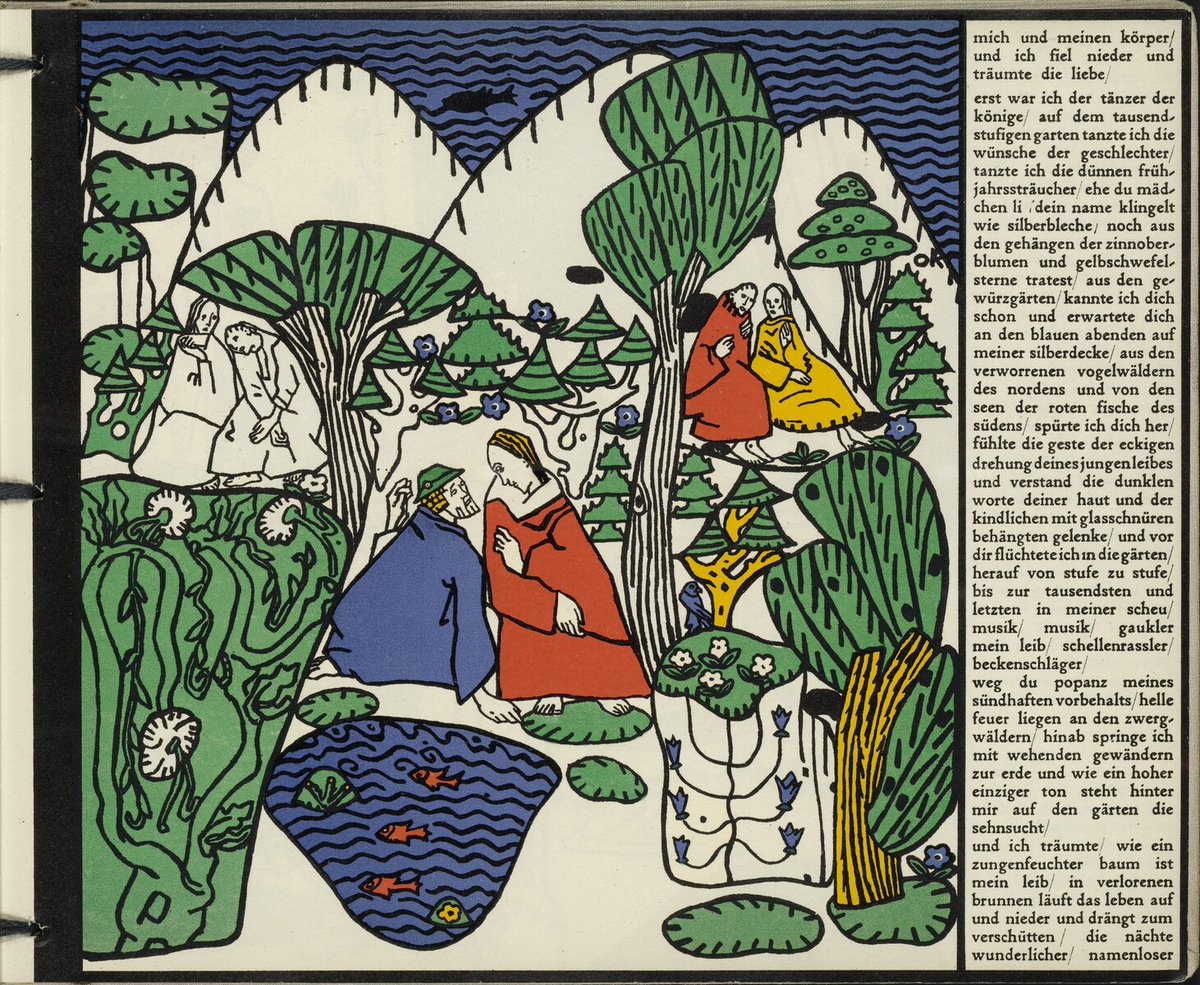 artistkokoschka's tweet photo. Couples in Conversation (Paare im Gespräch) (in-text plate, folio 7) from Die träumenden Knaben (The Dreaming Boys) #artbots #kokoschka https://t.co/736jXRkRuM