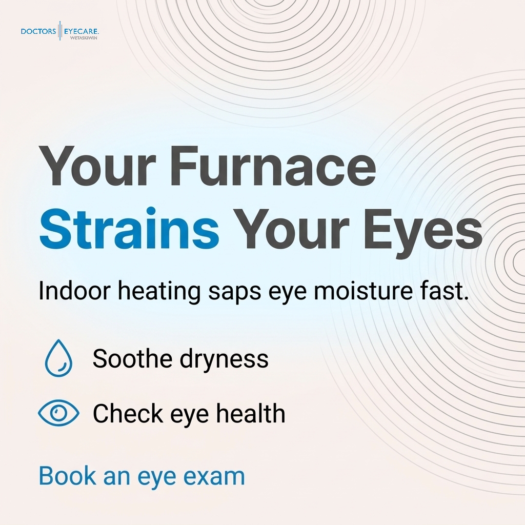 DEWetaskiwin's tweet photo. Indoor heat saps tear film before you notice a blur.
Catching dry eye early stops chronic irritation and protects vision clarity.
Book your comprehensive eye exam in Wetaskiwin:
https://t.co/2vTkHAVvLD 👁️
#EyeHealth #Wetaskiwin #DryEye https://t.co/g69Vt0IeUq