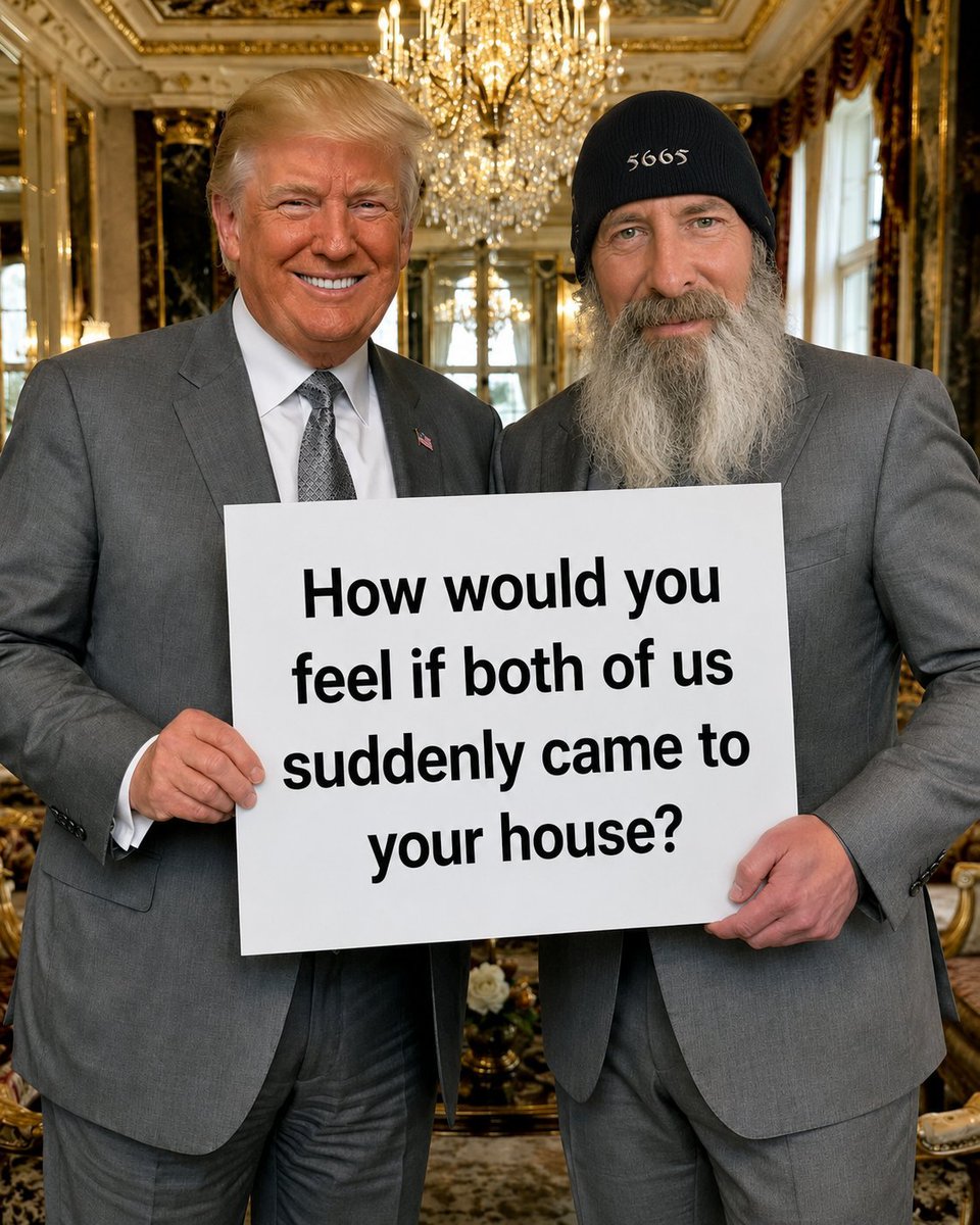 reaI_SummmertC's tweet photo. ❓If Donald Trump 🇺🇸 and Axel Vasa 🚀 unexpectedly showed up at your front door, what would your reaction be?

🅰️ Welcome them! 🤝
🅱️ Be shocked! 😲
🅲️ Take a selfie! 📸
🅳️ Close the door! 🚪 https://t.co/qWx1QccSrM